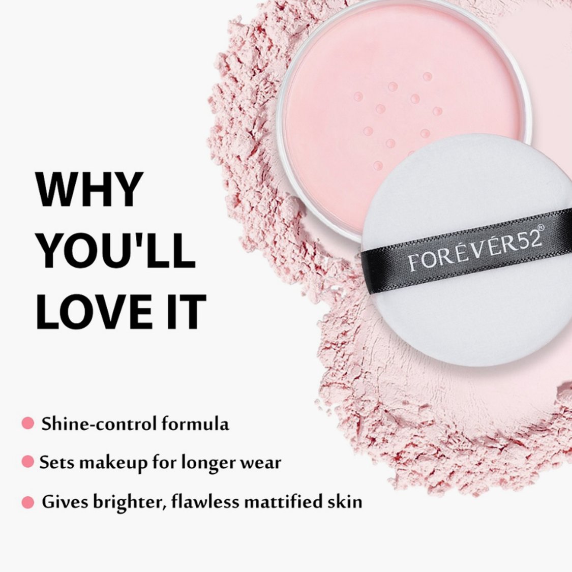 DAILY LIFE FOREVER52 Translucent Matte Loose Powder - Cherry Blossom 007 - 7.5g