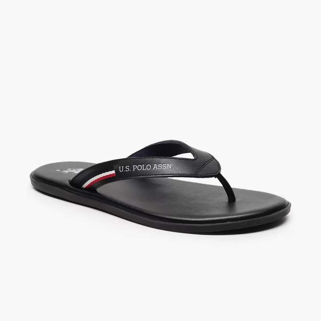 U.S. POLO ASSN. Wanor 2.0 Men Leather Flip Flops