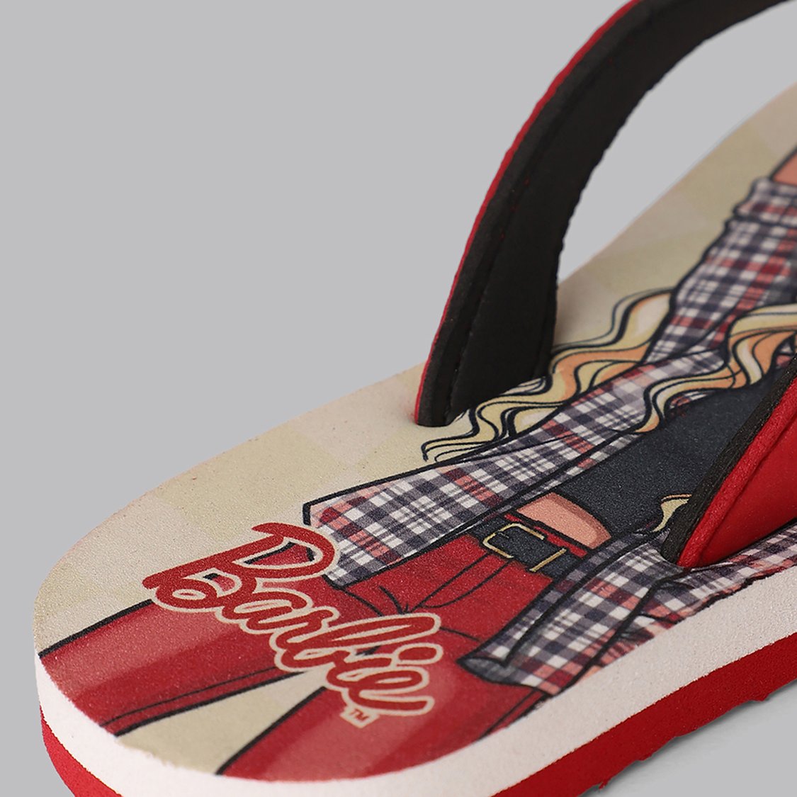 Buy BIOWORLD Barbie Printed Flip Flops from Bioworld at just INR 499.0