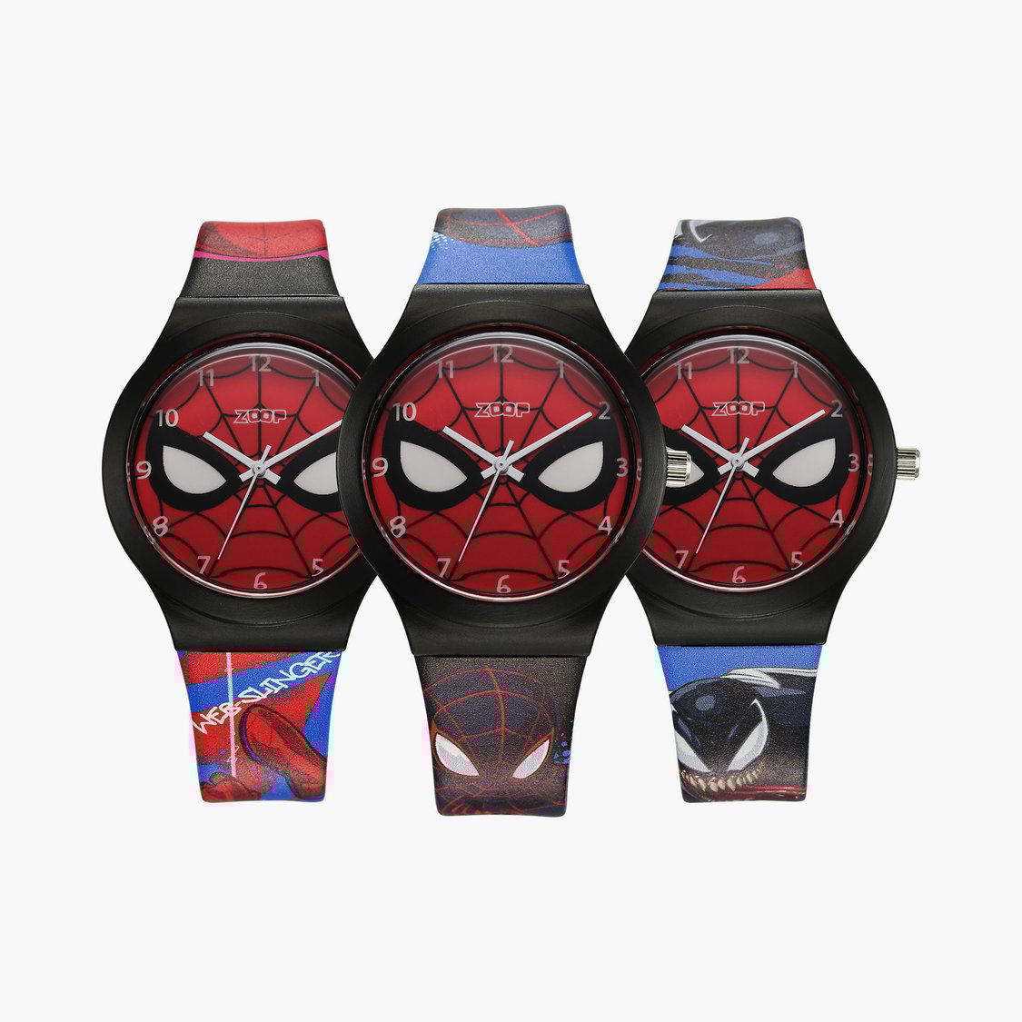 Buy ZOOP Kids Spider Man Analog Watch with Interchangeable Straps 16018PP07 from Zoop at just INR 1845.0