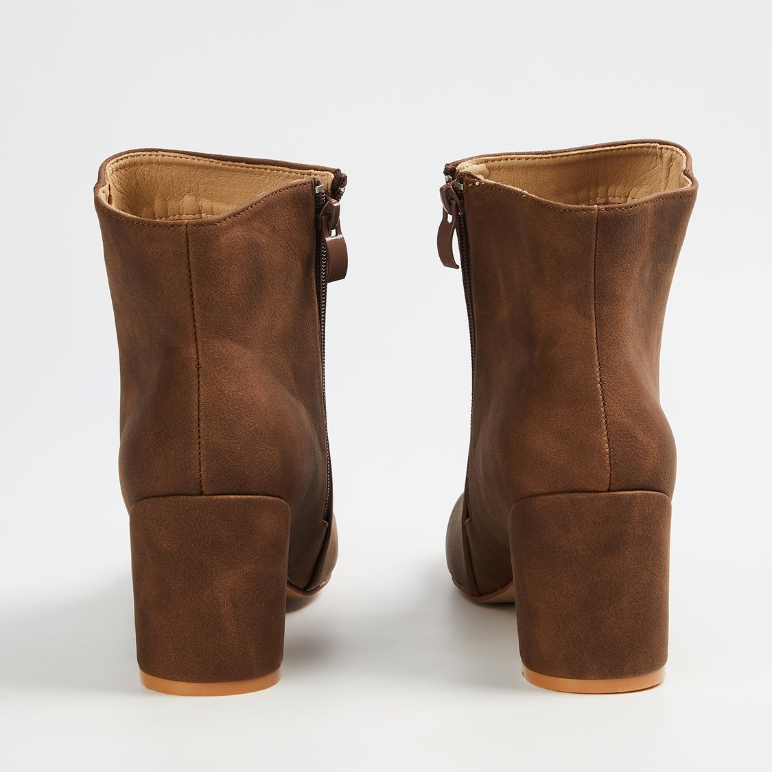 GINGER Block Heel Ankle Boots