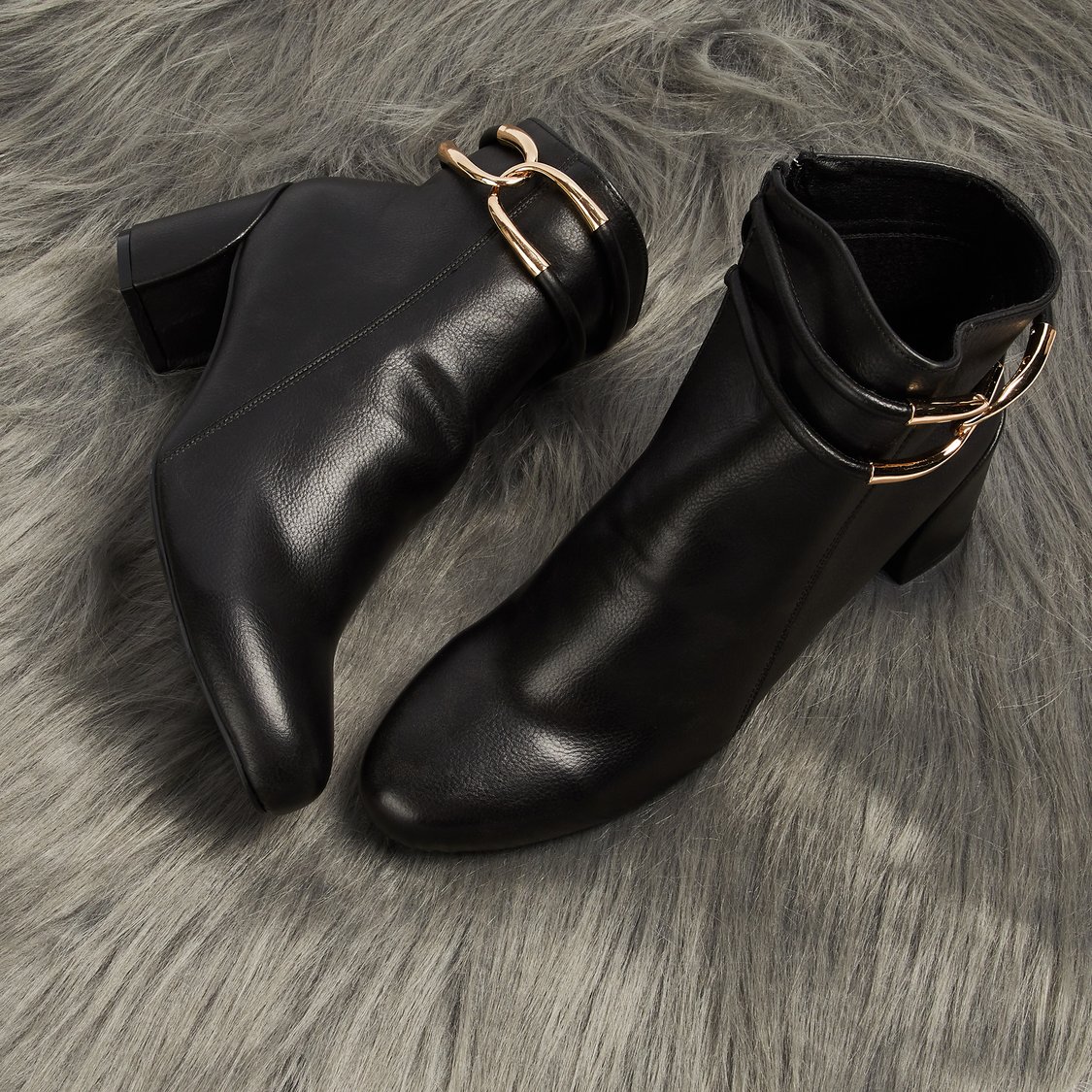 GINGER Metal Accent Boots