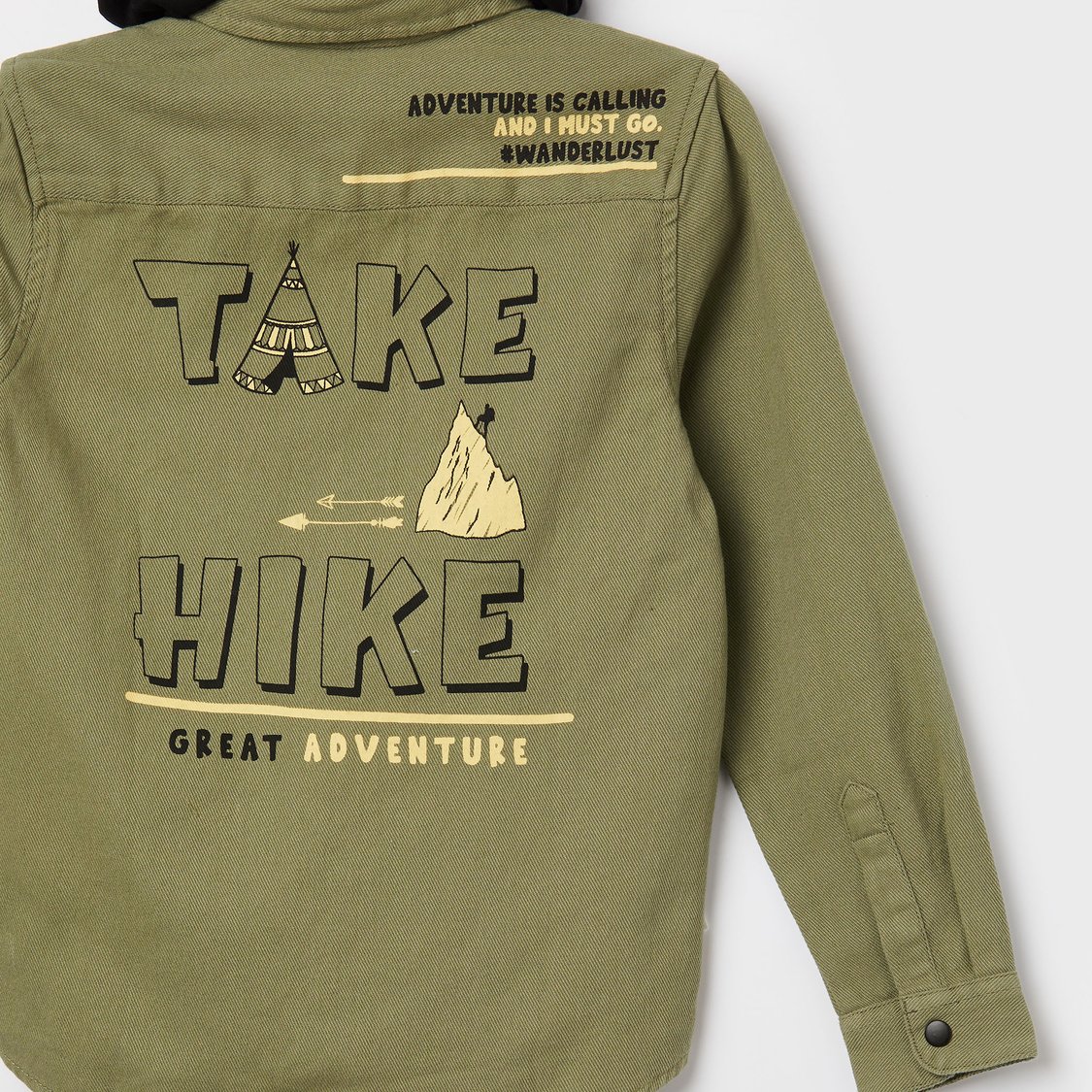 FAME FOREVER Solid Hooded Jacket