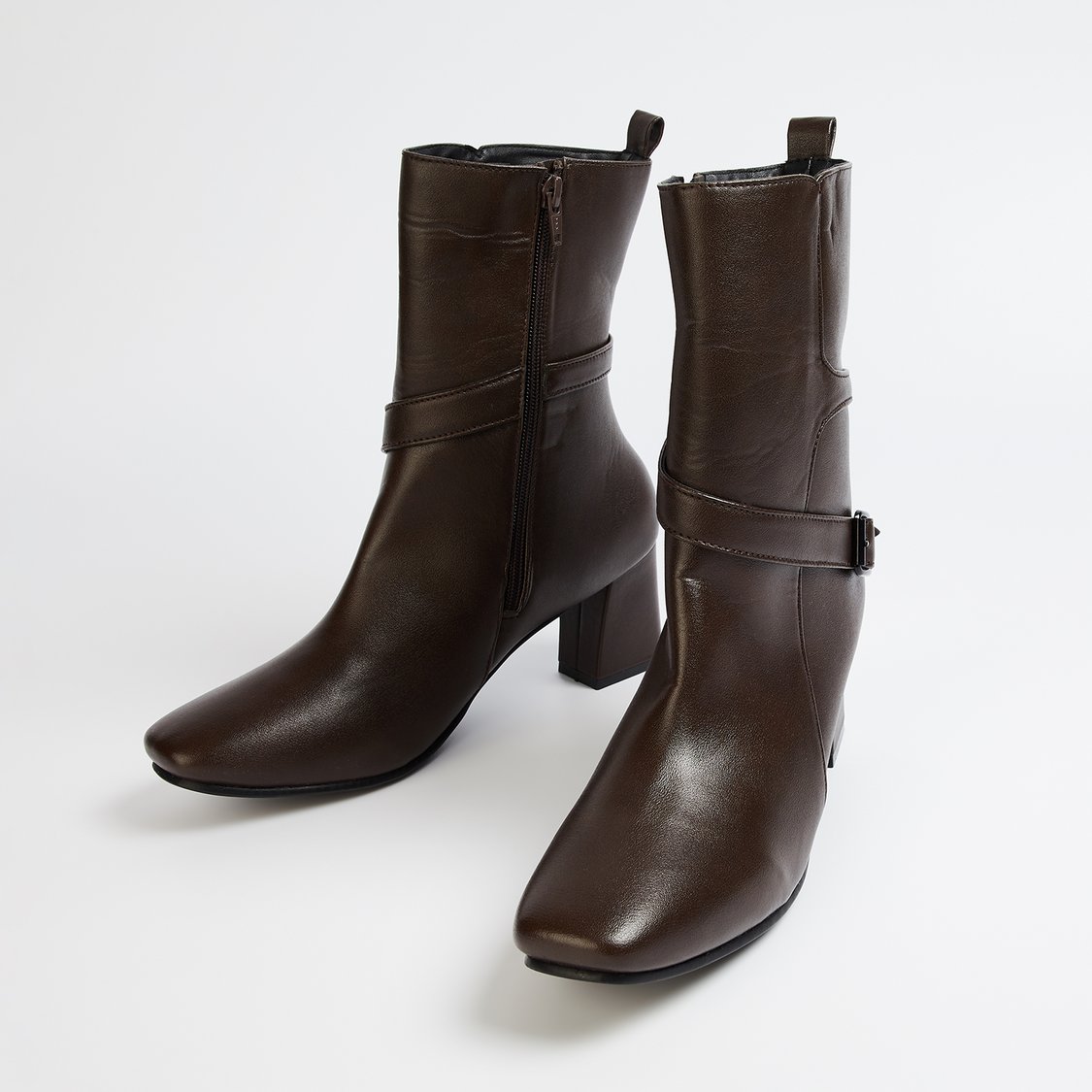 GINGER Solid Ankle Boots