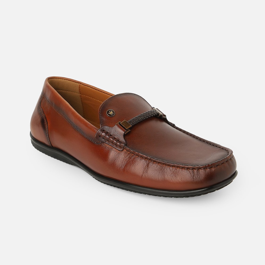 LOUIS PHILIPPE Textured Loafers