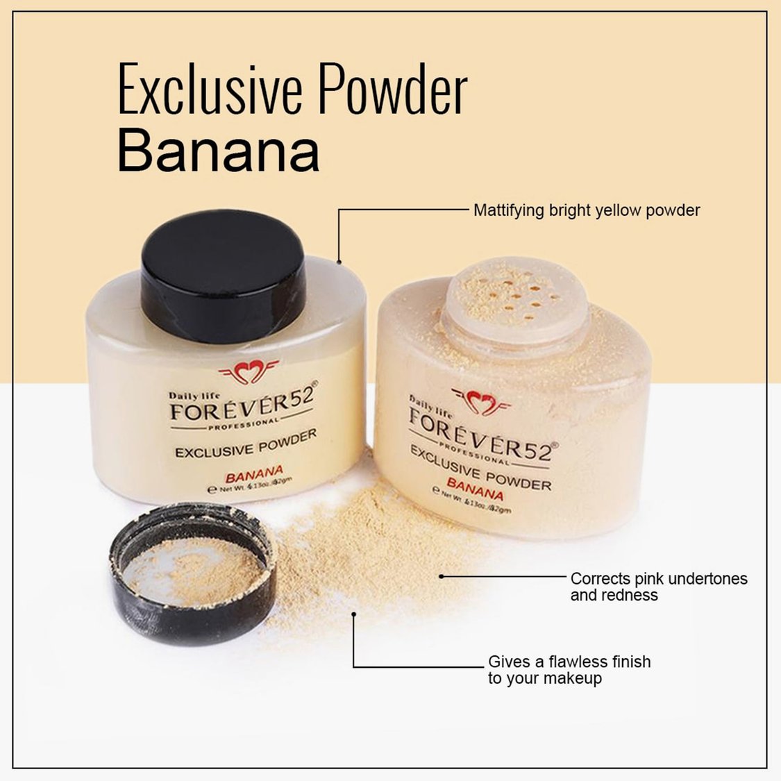 DAILY LIFE FOREVER52 Exclusive Powder Banana - FBE01 - 42g