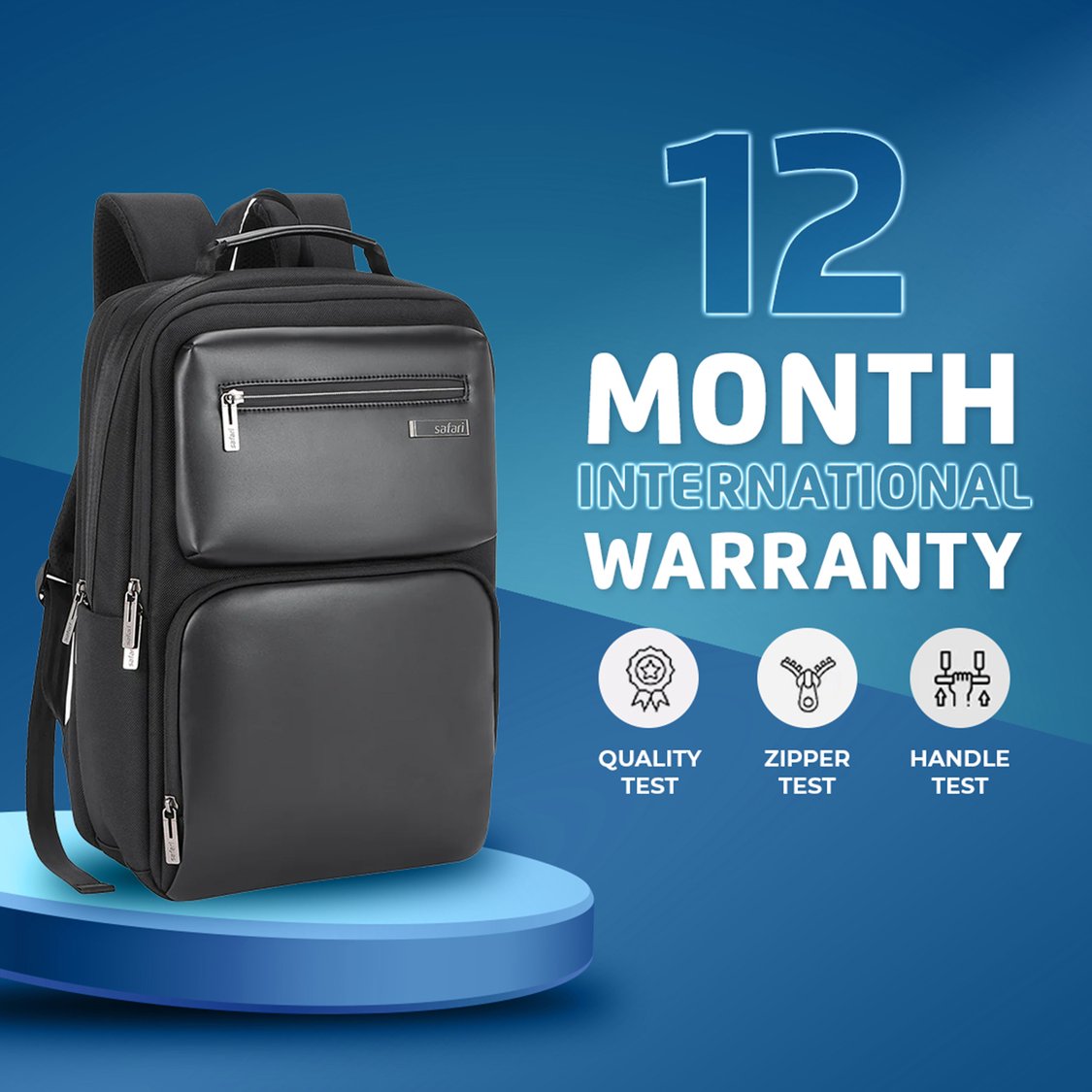 SAFARI Whisk Backpack with Laptop Sleeve & USB Charging port