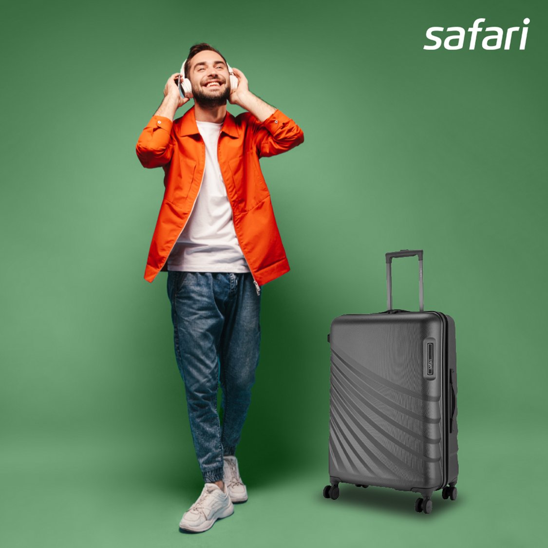 SAFARI Polaris Pro Textured Cabin Trolley Bag - 54 L
