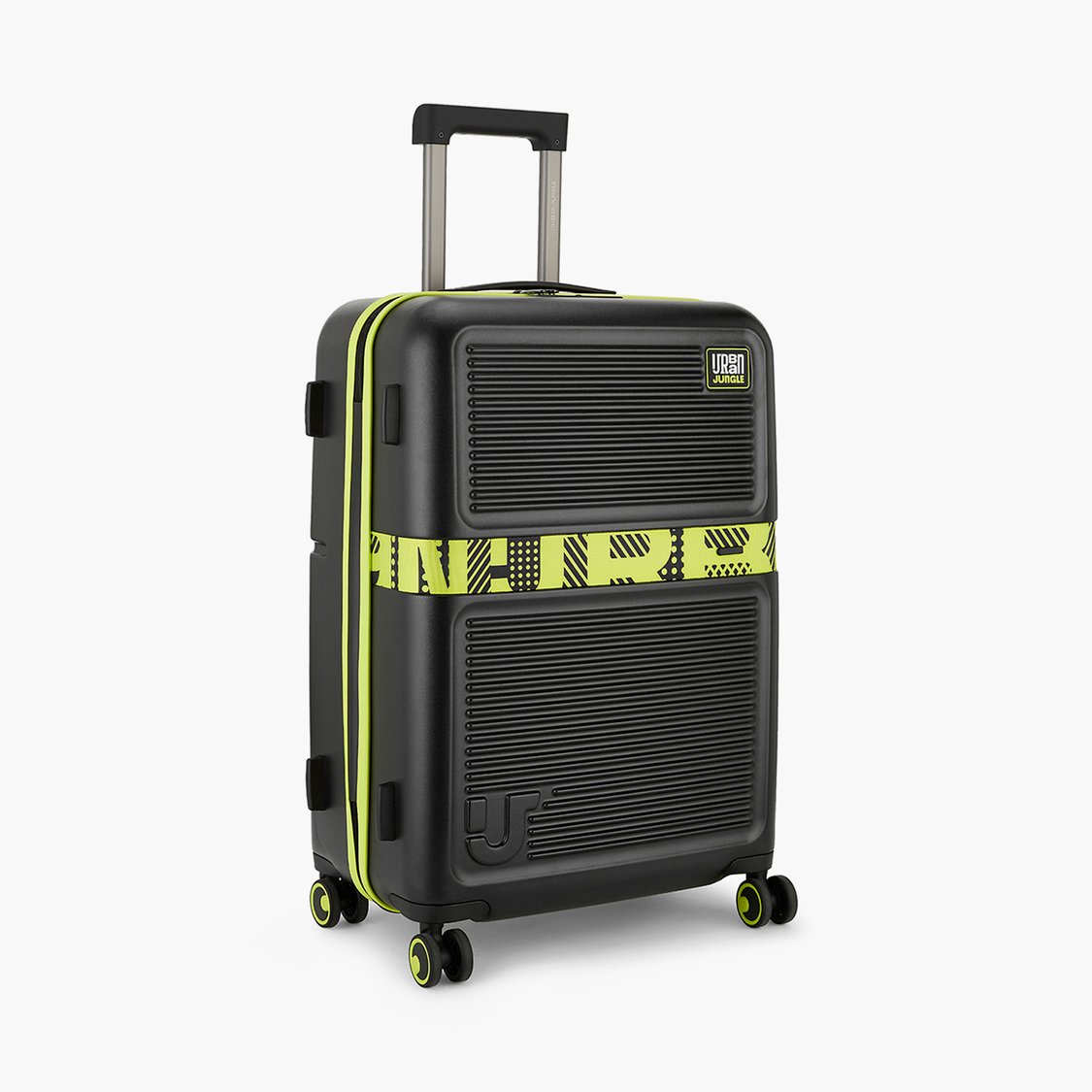 URBAN JUNGLE Textured Medium Trolley Bag - 68 L