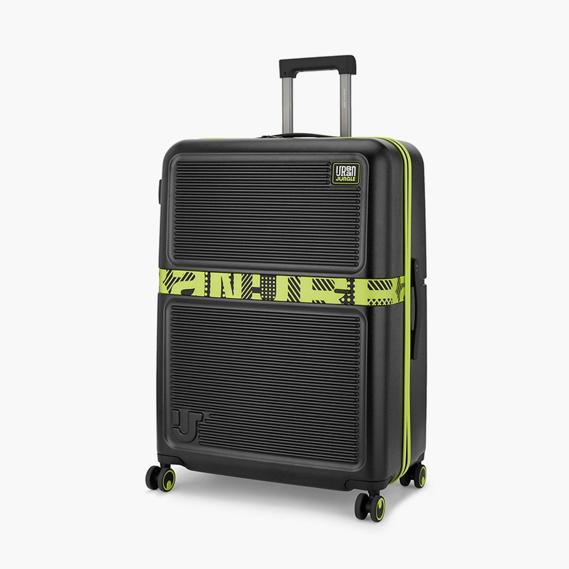 URBAN JUNGLE Textured Medium Trolley Bag - 68 L