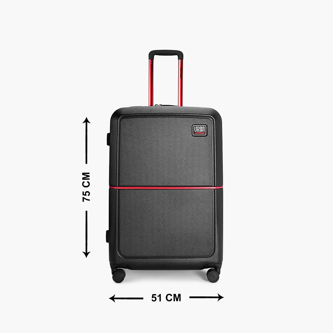 URBAN JUNGLE Textured Large Trolley Bag - 100 L
