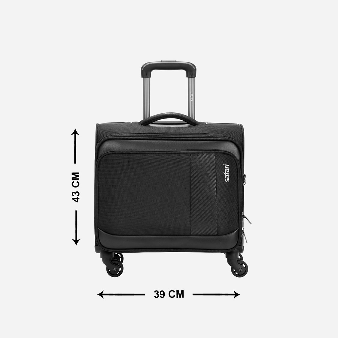 SAFARI Ascent Overnighter Laptop Trolley Bag - 53.8L