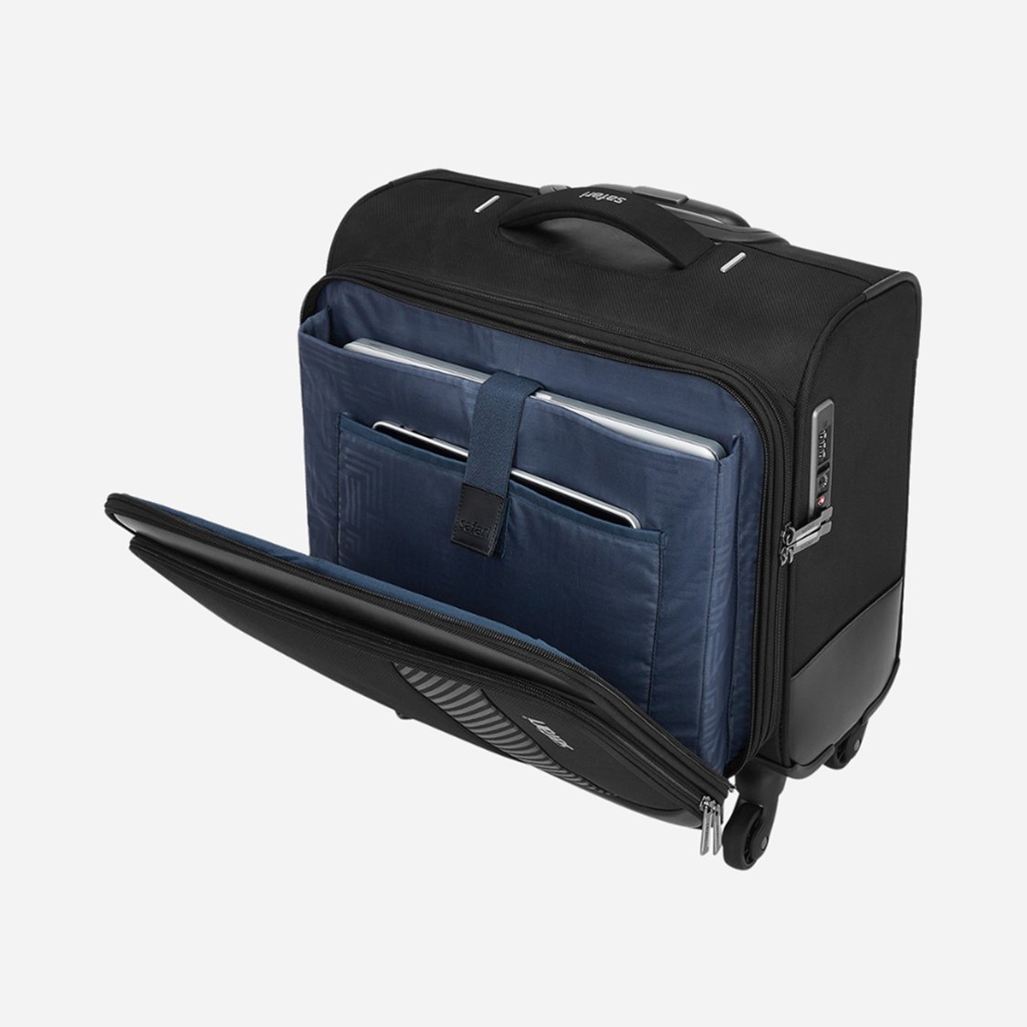 SAFARI Ascent Overnighter Laptop Trolley Bag - 53.8L