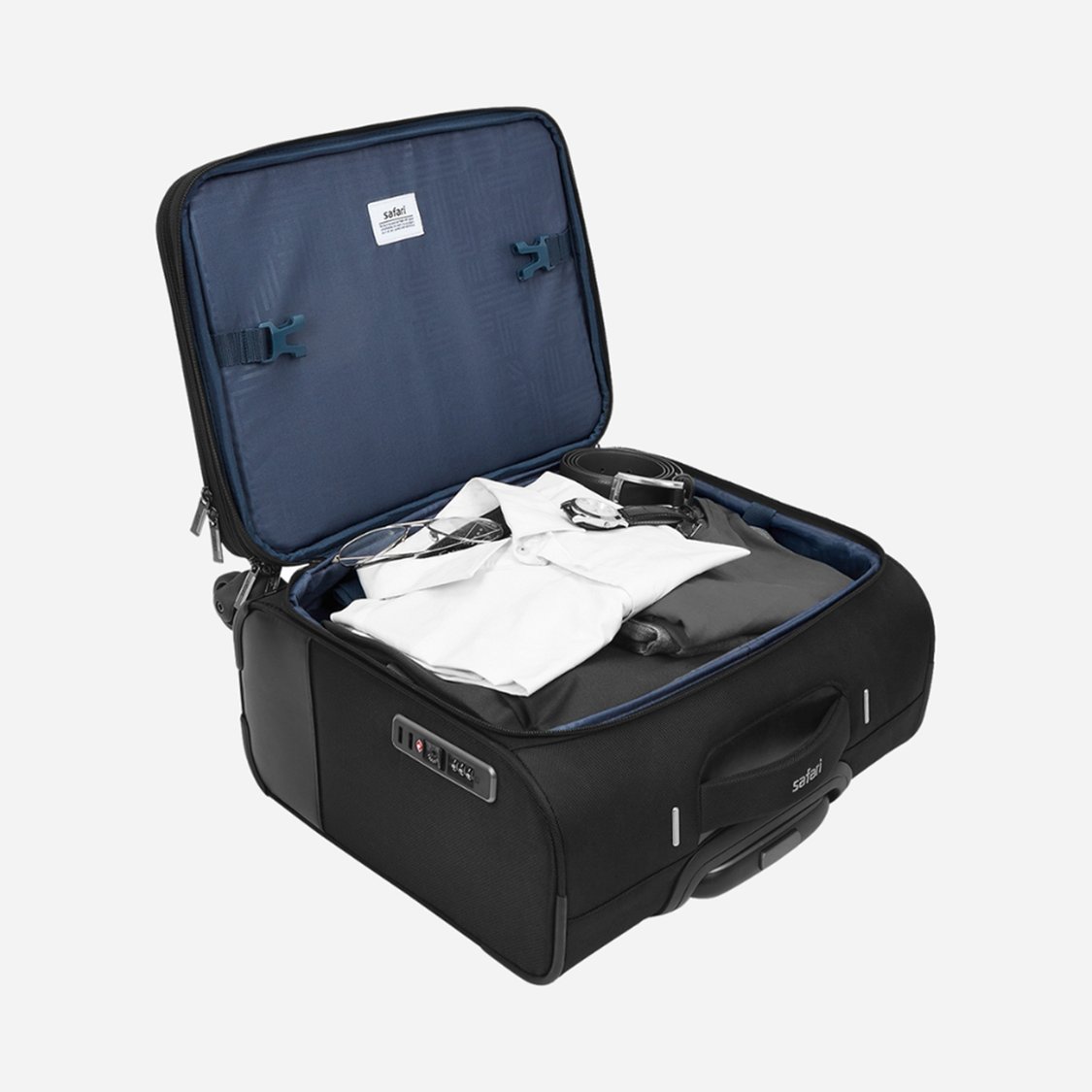 SAFARI Ascent Overnighter Laptop Trolley Bag - 53.8L