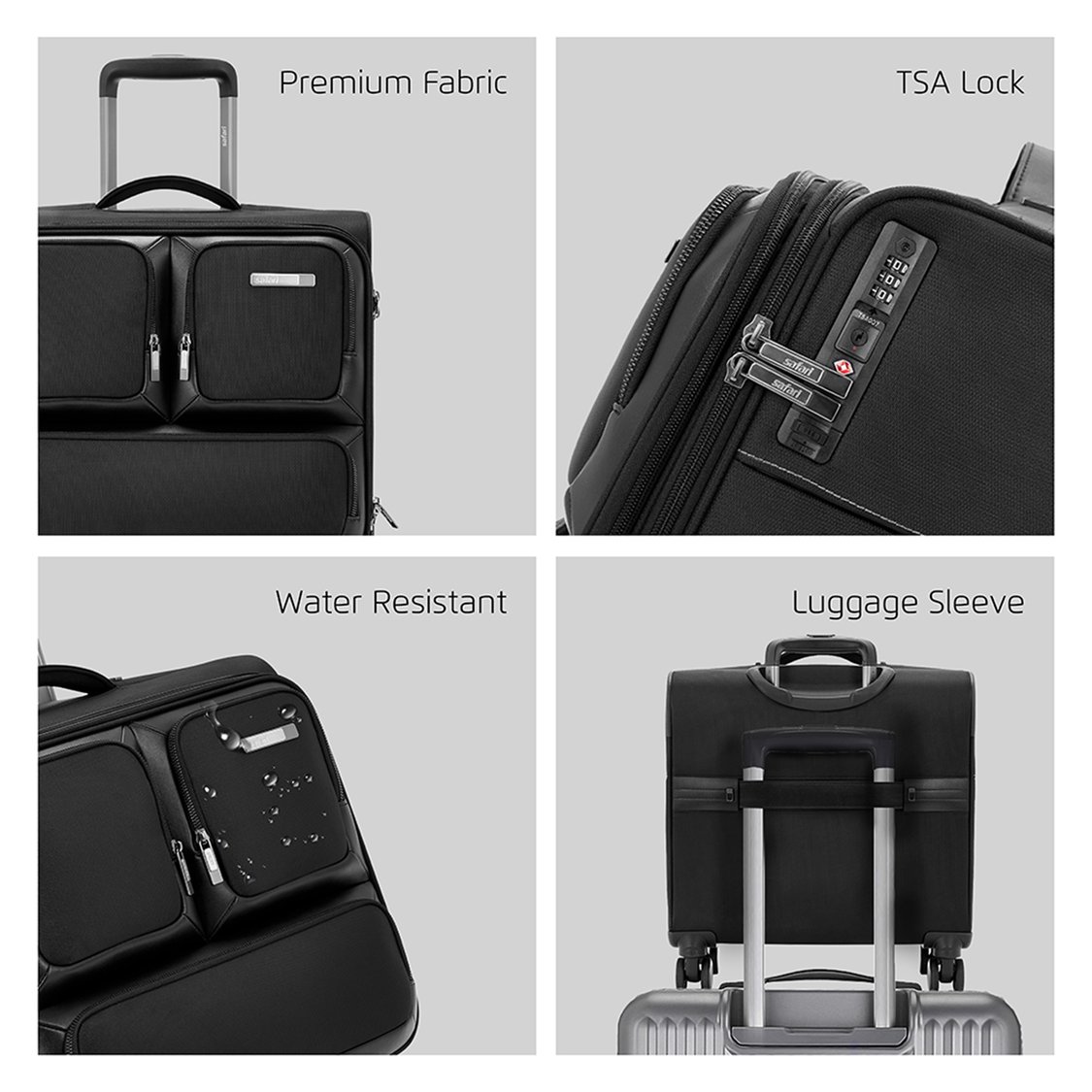 SAFARI Phoenix Overnighter Laptop Trolley Bag - 21L