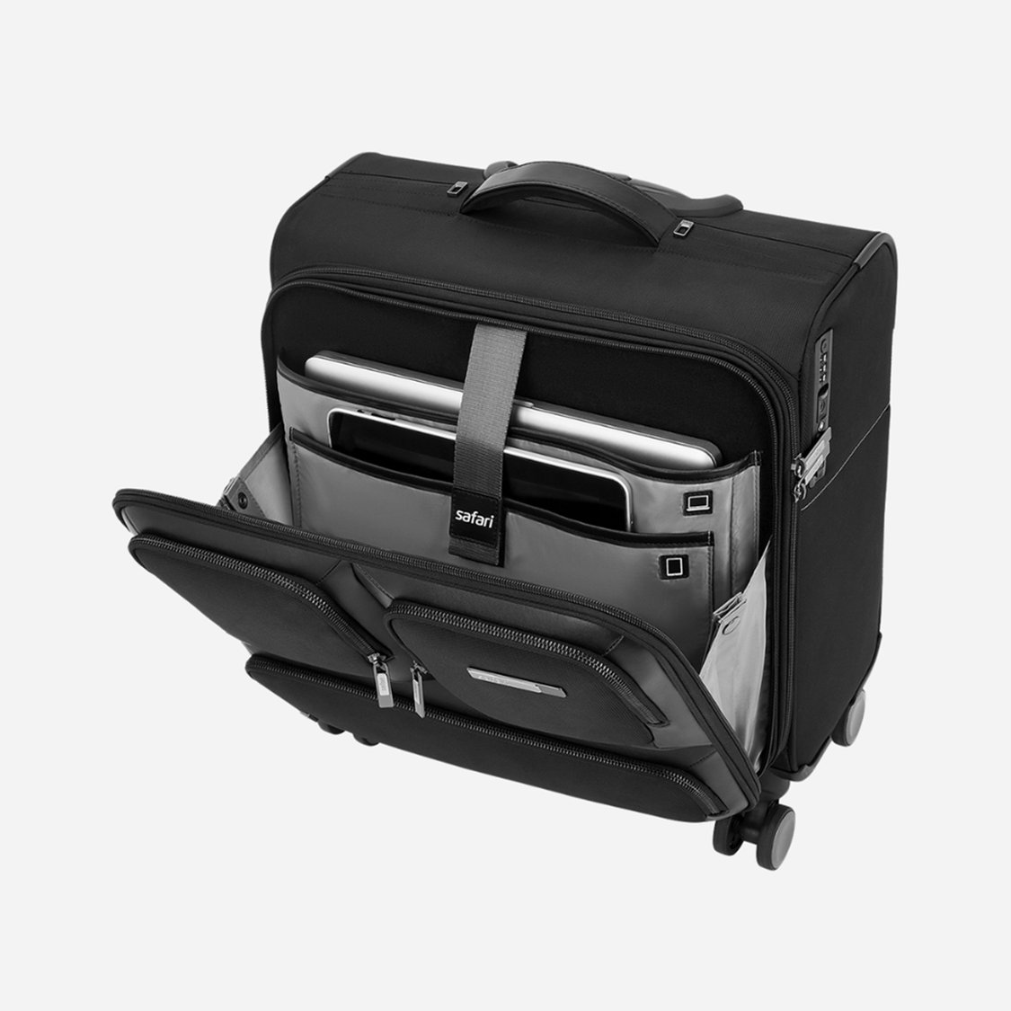 SAFARI Phoenix Overnighter Laptop Trolley Bag - 21L