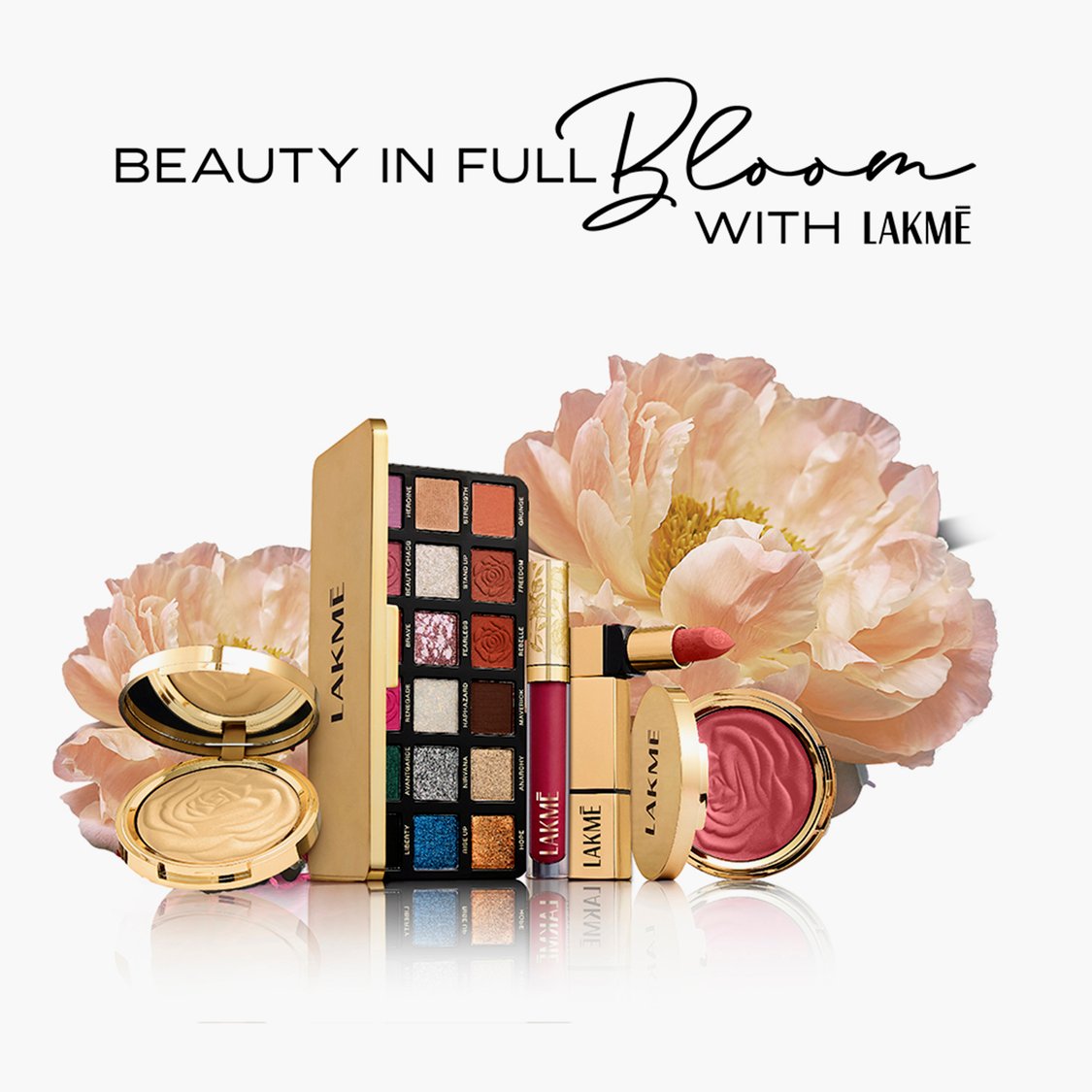 LAKME Showstopper Collection Rouge Bloom Powder Blush - Neutral Nude - 12g
