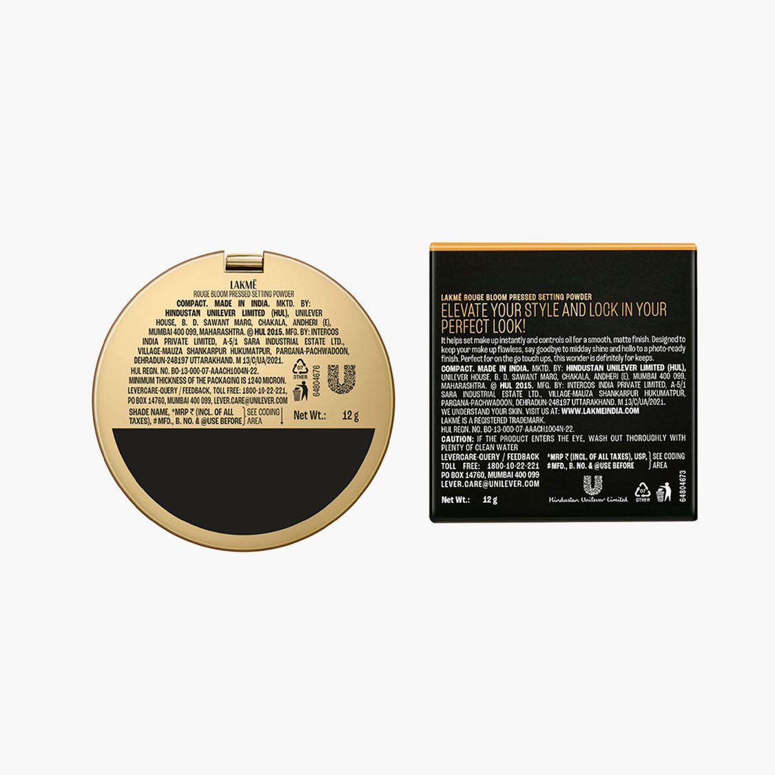 LAKME Showstopper Collection Rouge Bloom Powder Blush - Neutral Nude - 12g