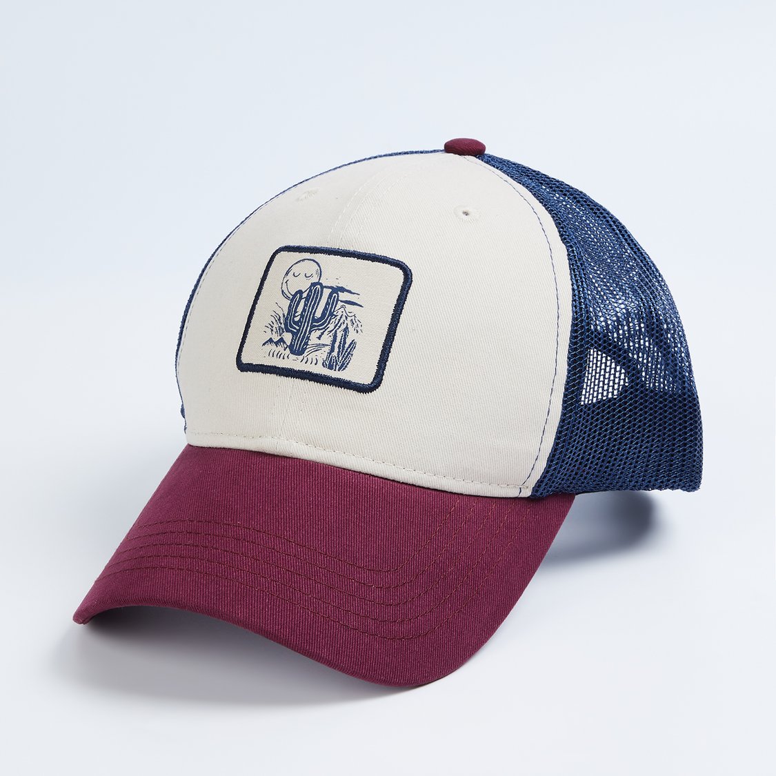 Buy SMILEY WORLD Colourblock Mesh Baseball Cap from SmileyWorld at