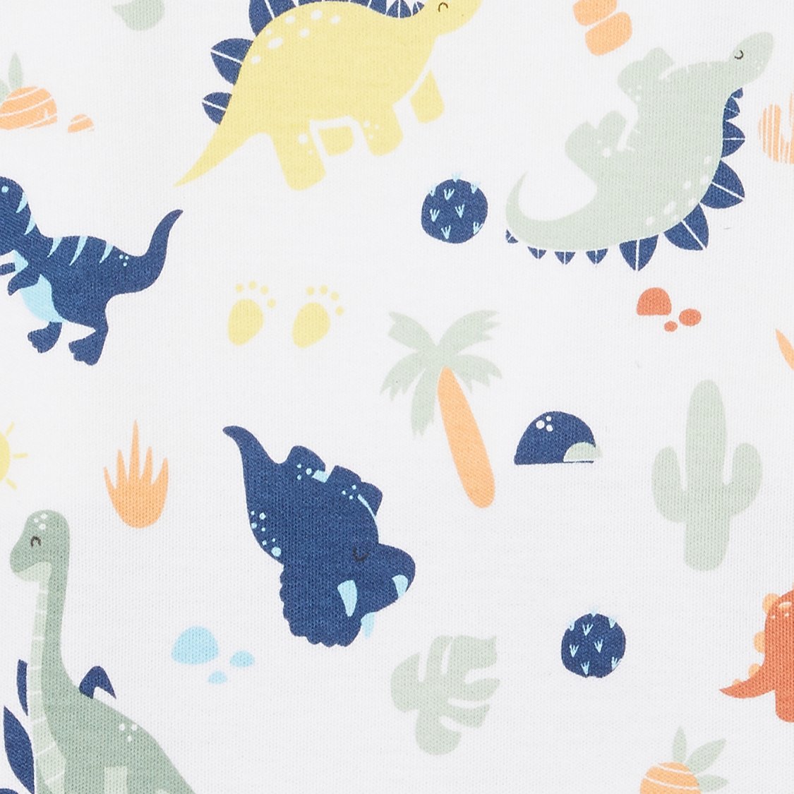 JUNIOR BABY Printed Dungarees with T-shirt