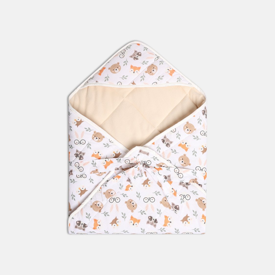 Buy FS MINI KLUB Girls Printed Hooded Wrap Blanket from Mini Klub at ...