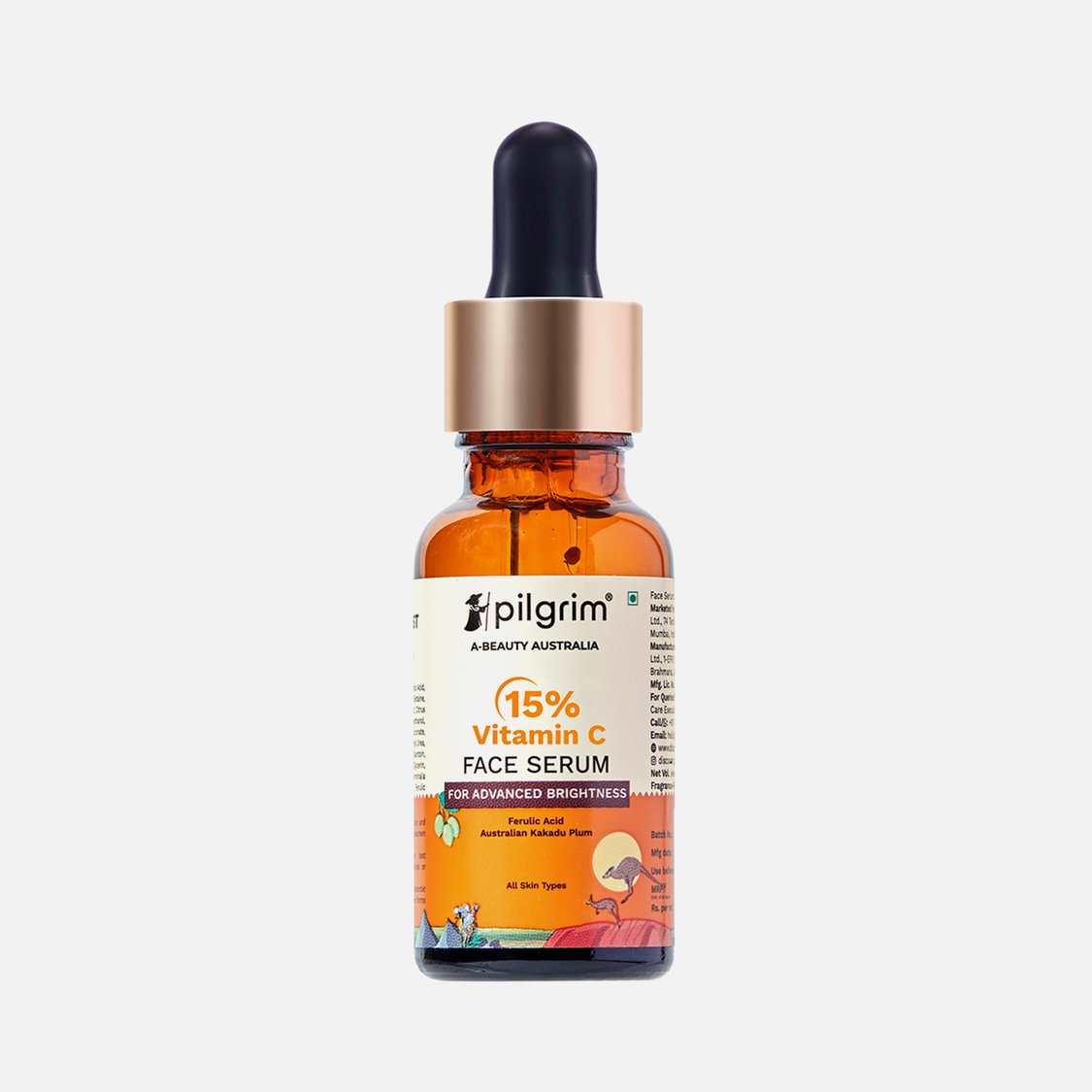 PILGRIM 15 Percent Vitamin C Face Serum - 20ml
