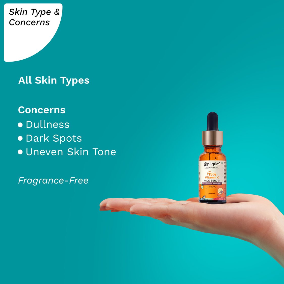 PILGRIM 15 Percent Vitamin C Face Serum - 20ml