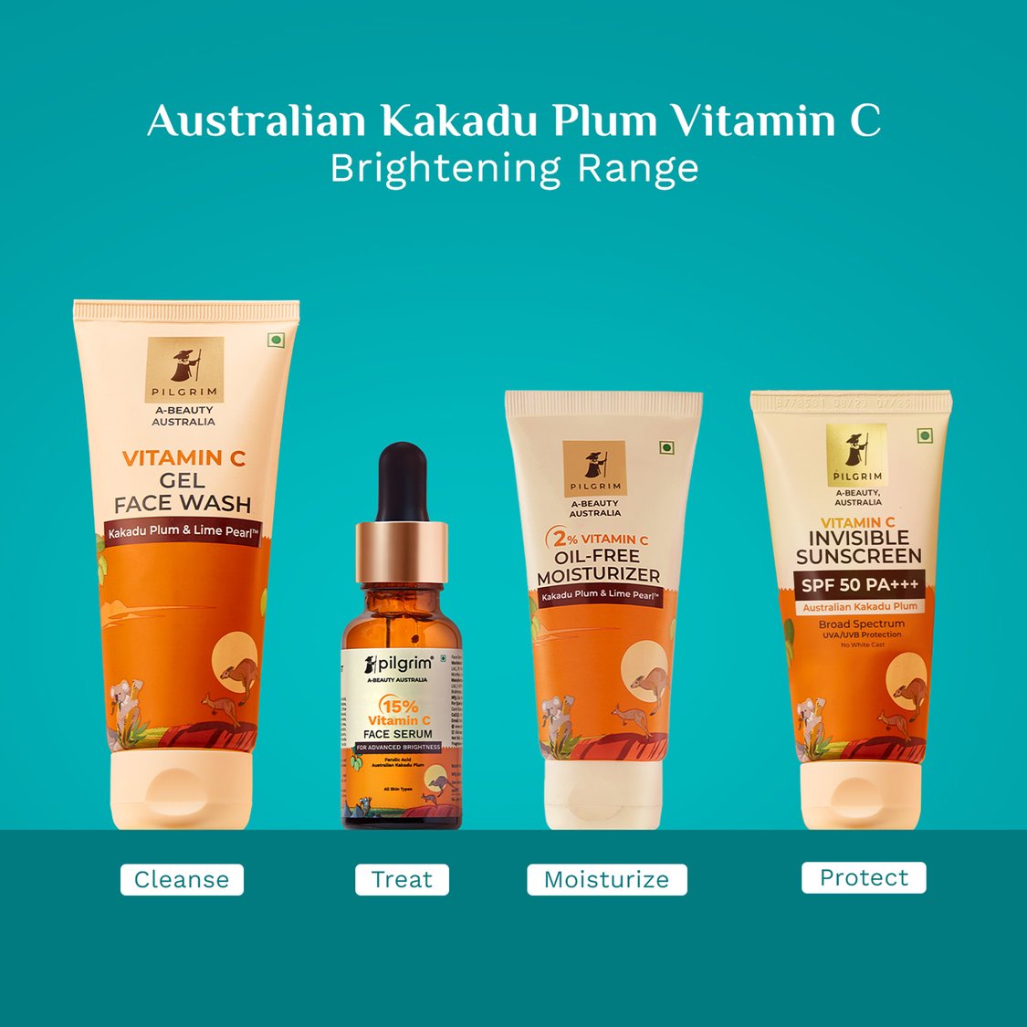 PILGRIM 15 Percent Vitamin C Face Serum - 20ml