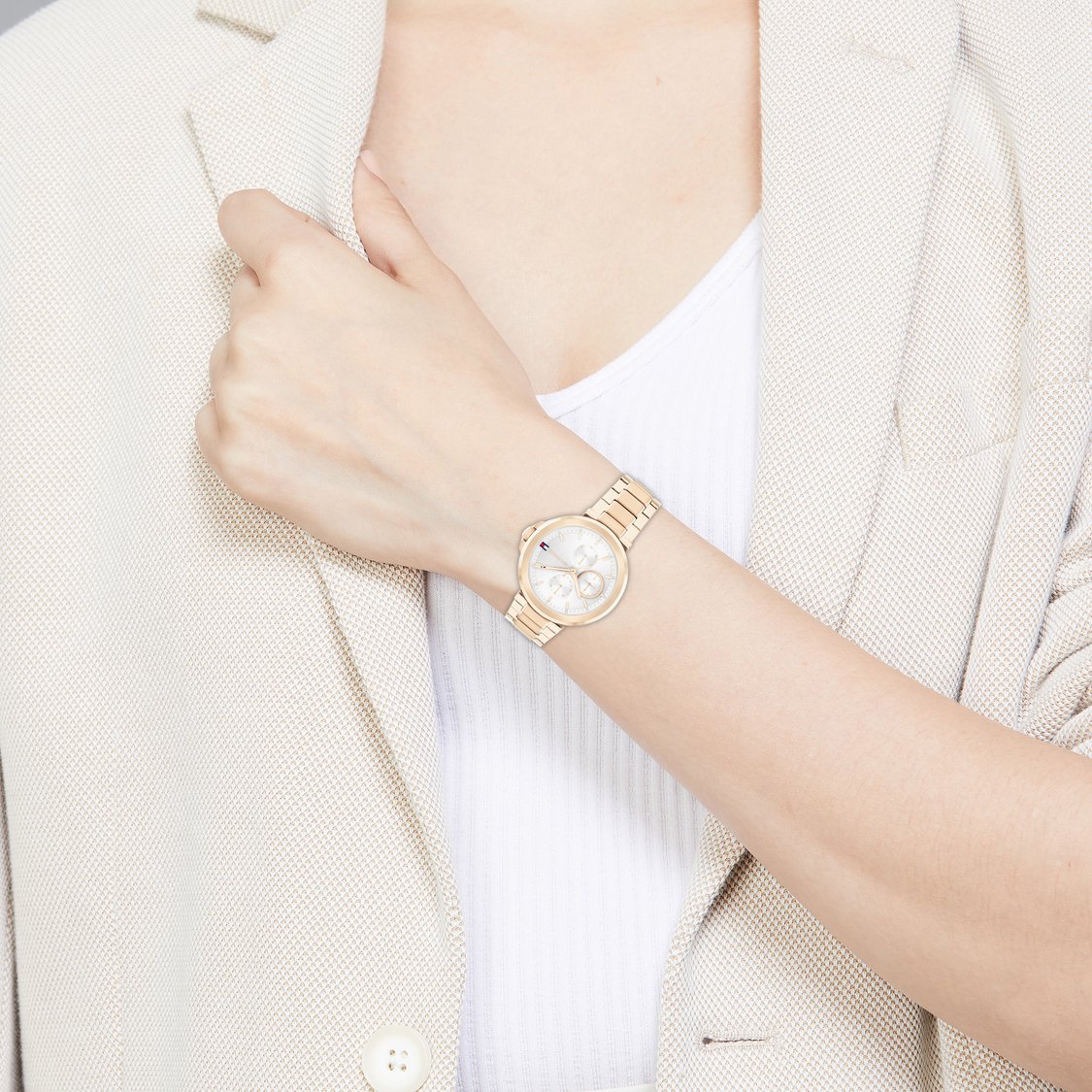 Buy TOMMY HILFIGER Lori Embellished Multifunction Watch