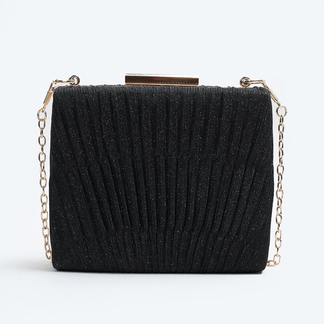CODE Shimmer Textured Envelope Clutch