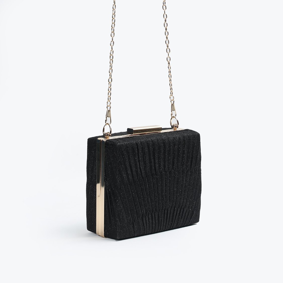CODE Shimmer Textured Envelope Clutch