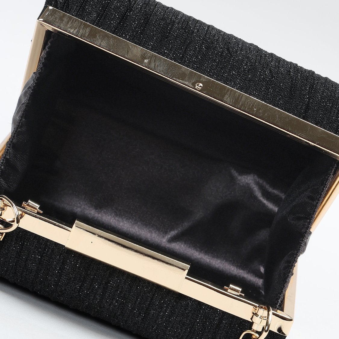 CODE Shimmer Textured Envelope Clutch