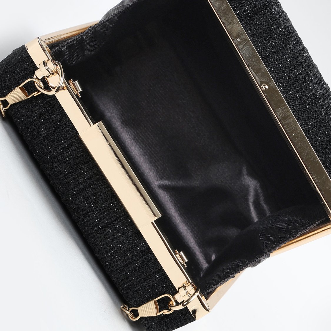 CODE Shimmer Textured Envelope Clutch