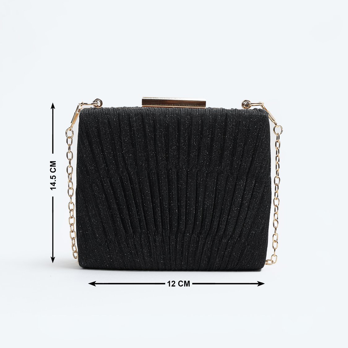 CODE Shimmer Textured Envelope Clutch