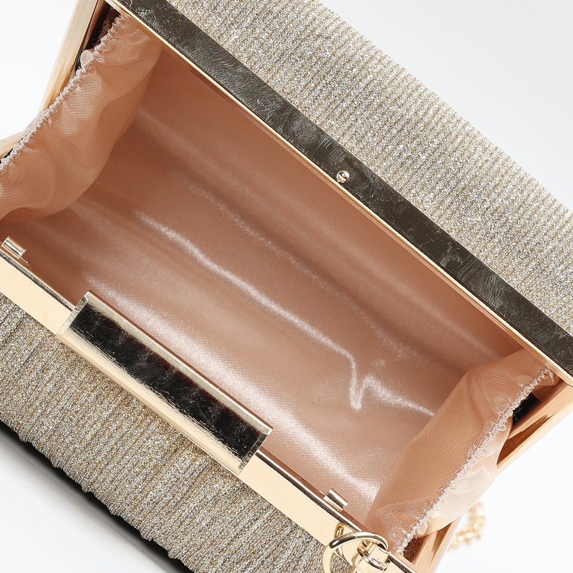 CODE Shimmer Textured Envelope Clutch
