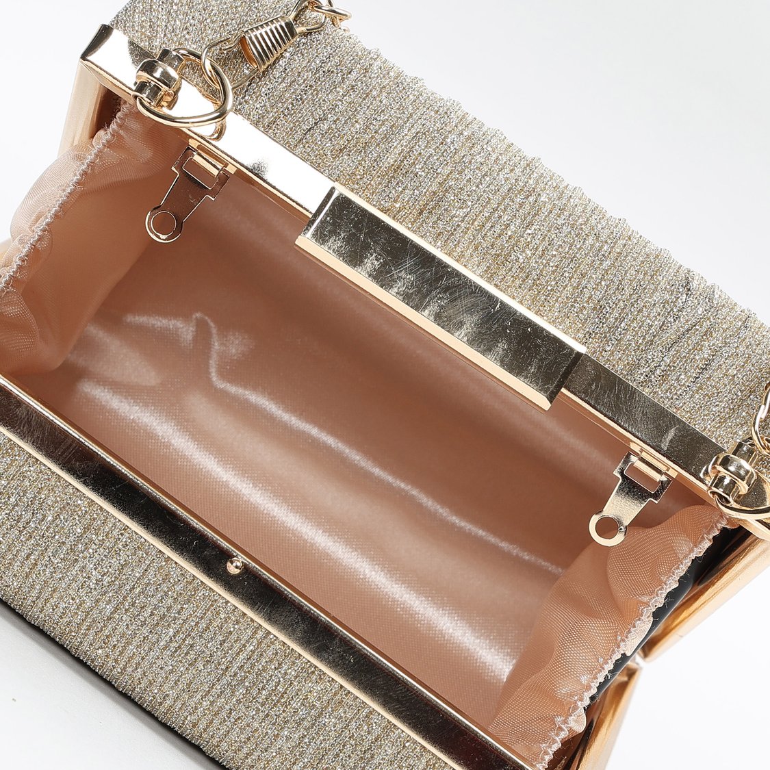 CODE Shimmer Textured Envelope Clutch