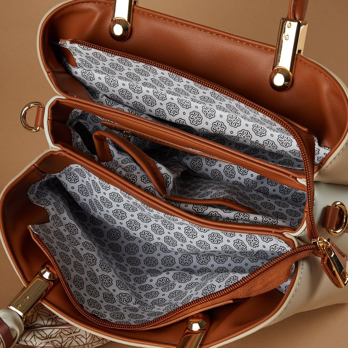 Buy CODE Bandana Accented Handheld Bag from CODE at just INR 2499.0