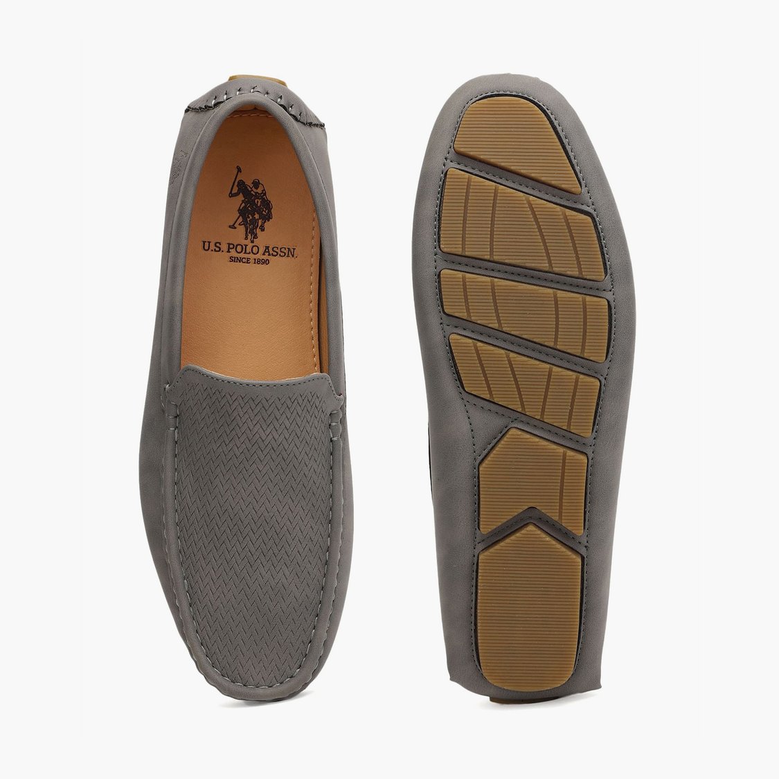 U.S. POLO ASSN. Colin 5.0 Chevron Textured Loafers