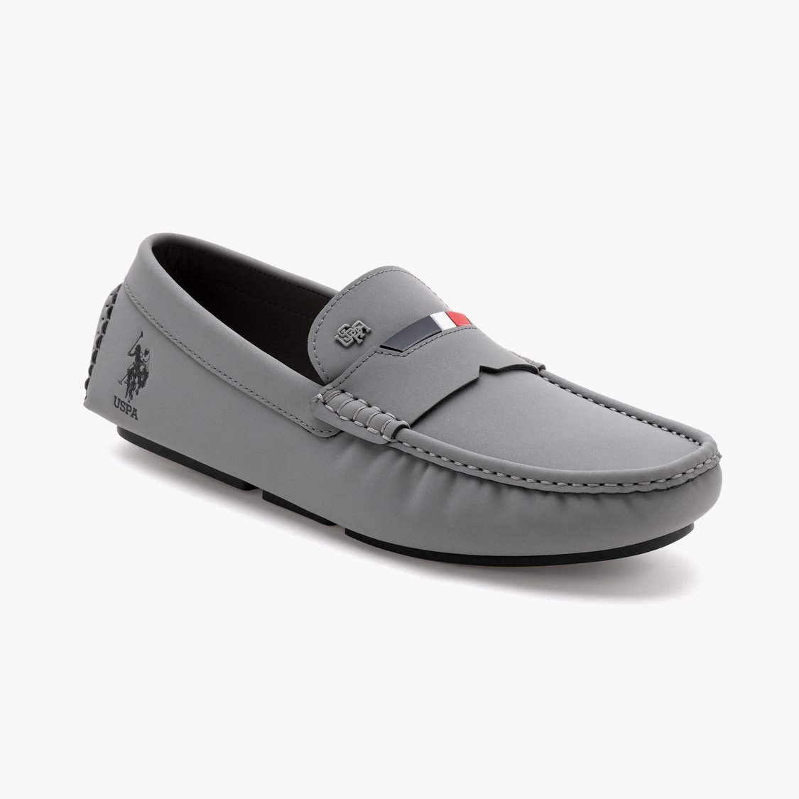 U.S. POLO ASSN. Galer Logo Print Penny Loafers