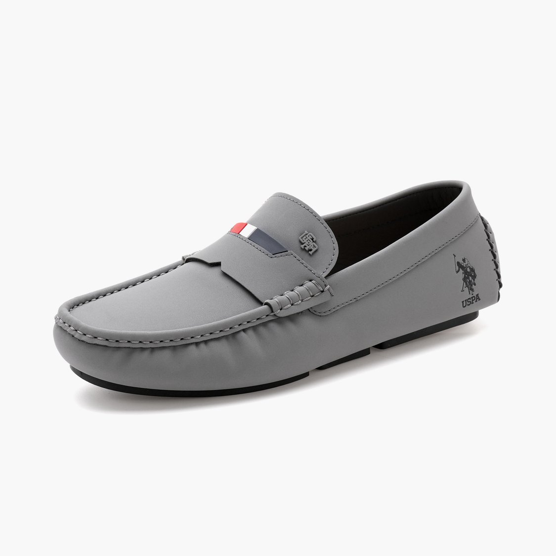 U.S. POLO ASSN. Galer Logo Print Penny Loafers
