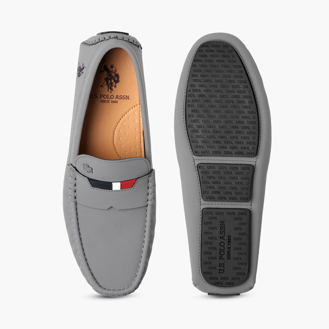 U.S. POLO ASSN. Galer Logo Print Penny Loafers