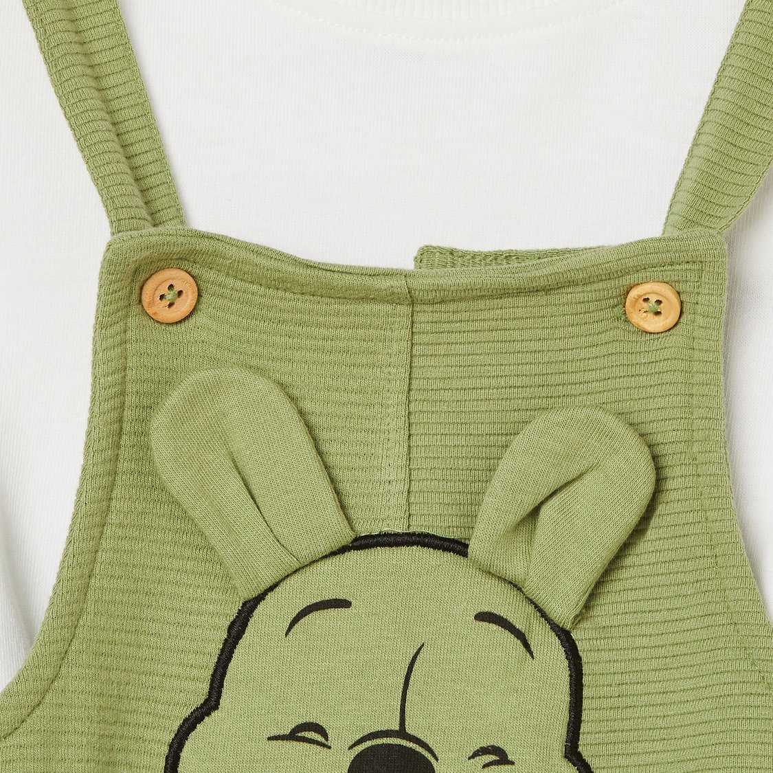 JUNIORS Winnie the Pooh Dungaree with T-shirt