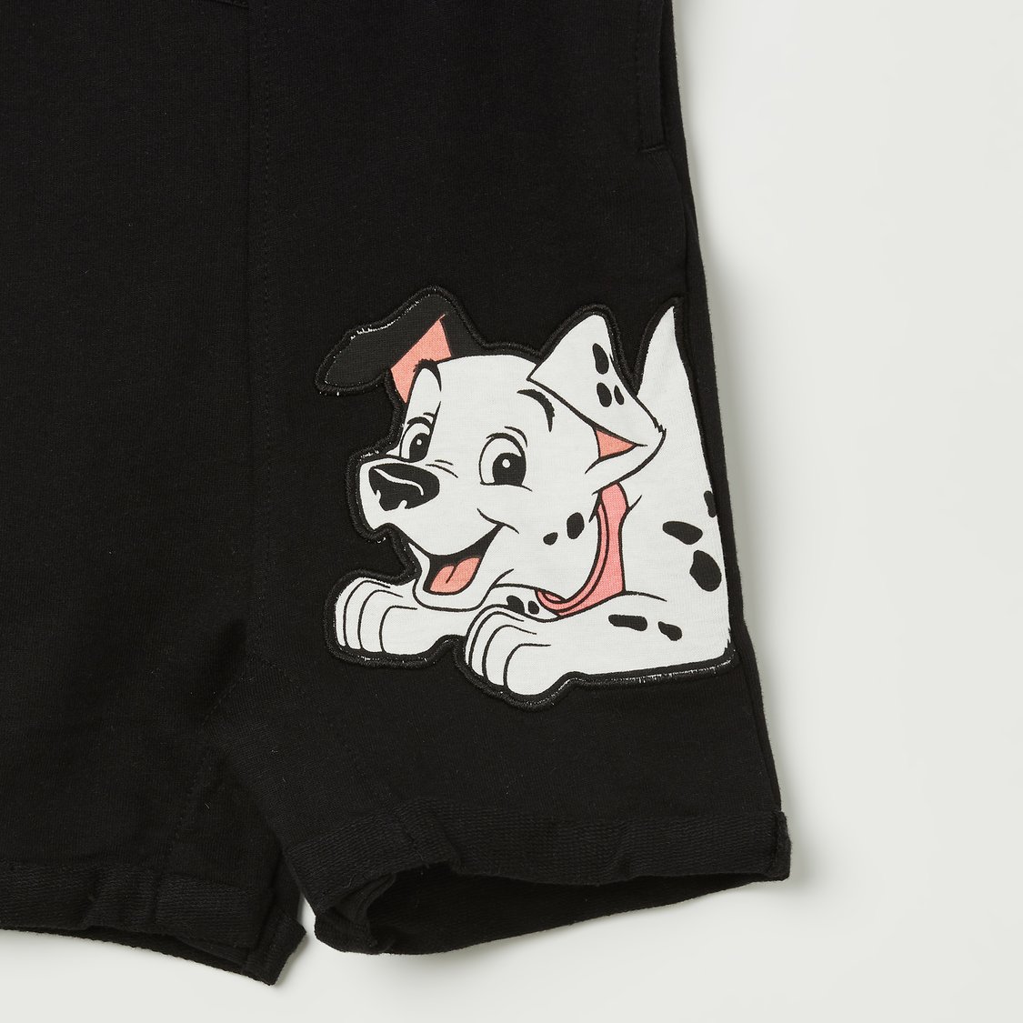 JUNIORS 101 Dalmations Dungarees with Solid T-shirt