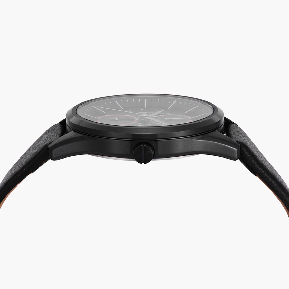 Buy ARMANI EXCHANGE Leather Strap Multifunction Watch AX1886I