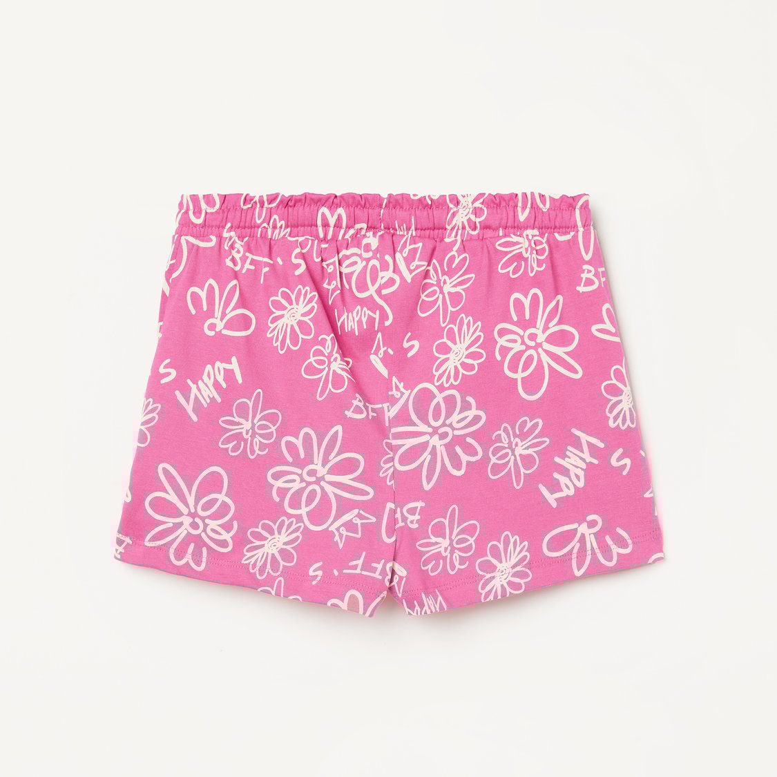 FAME FOREVER Floral Print Shorts