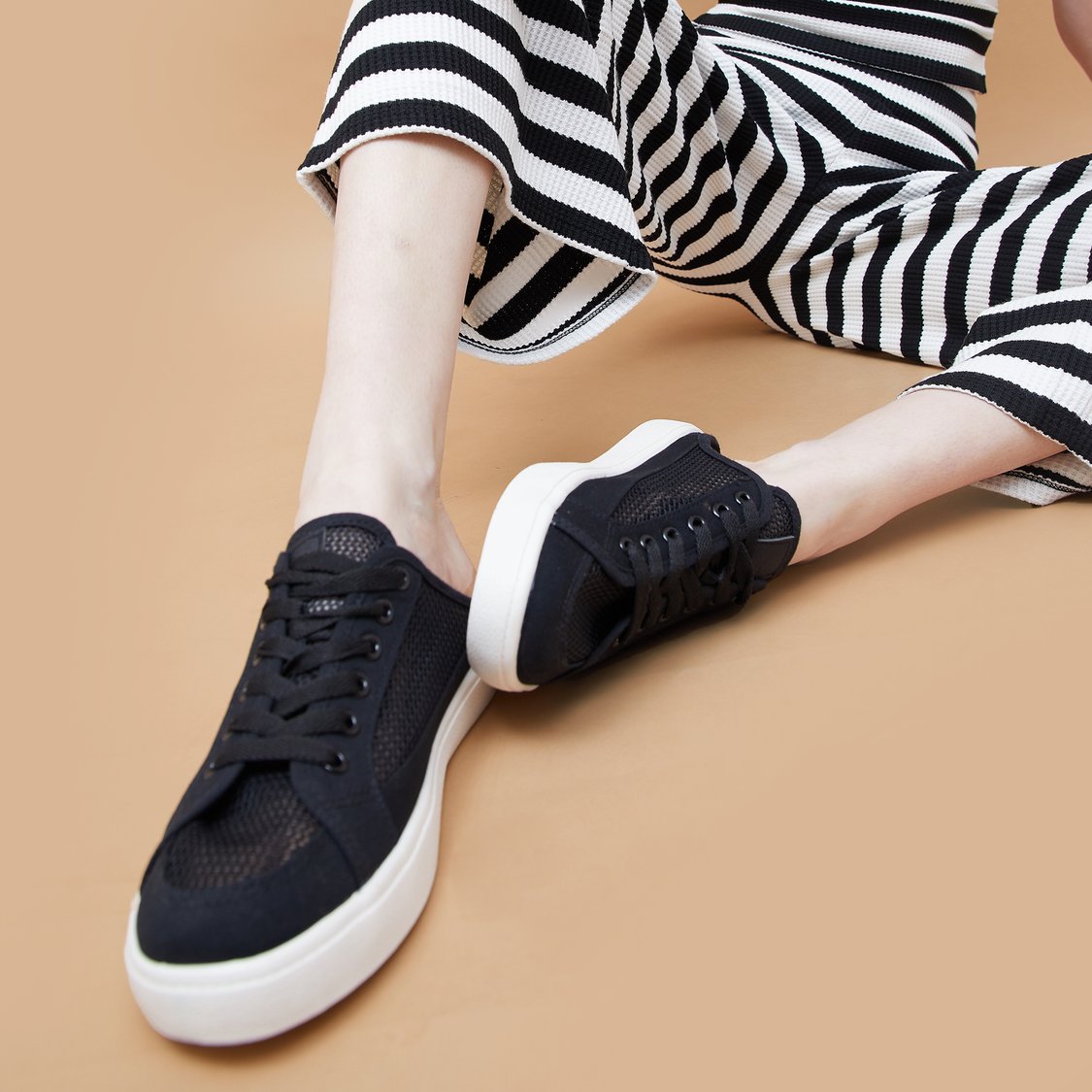 Buy GINGER Mesh Sneakers from Ginger at just INR