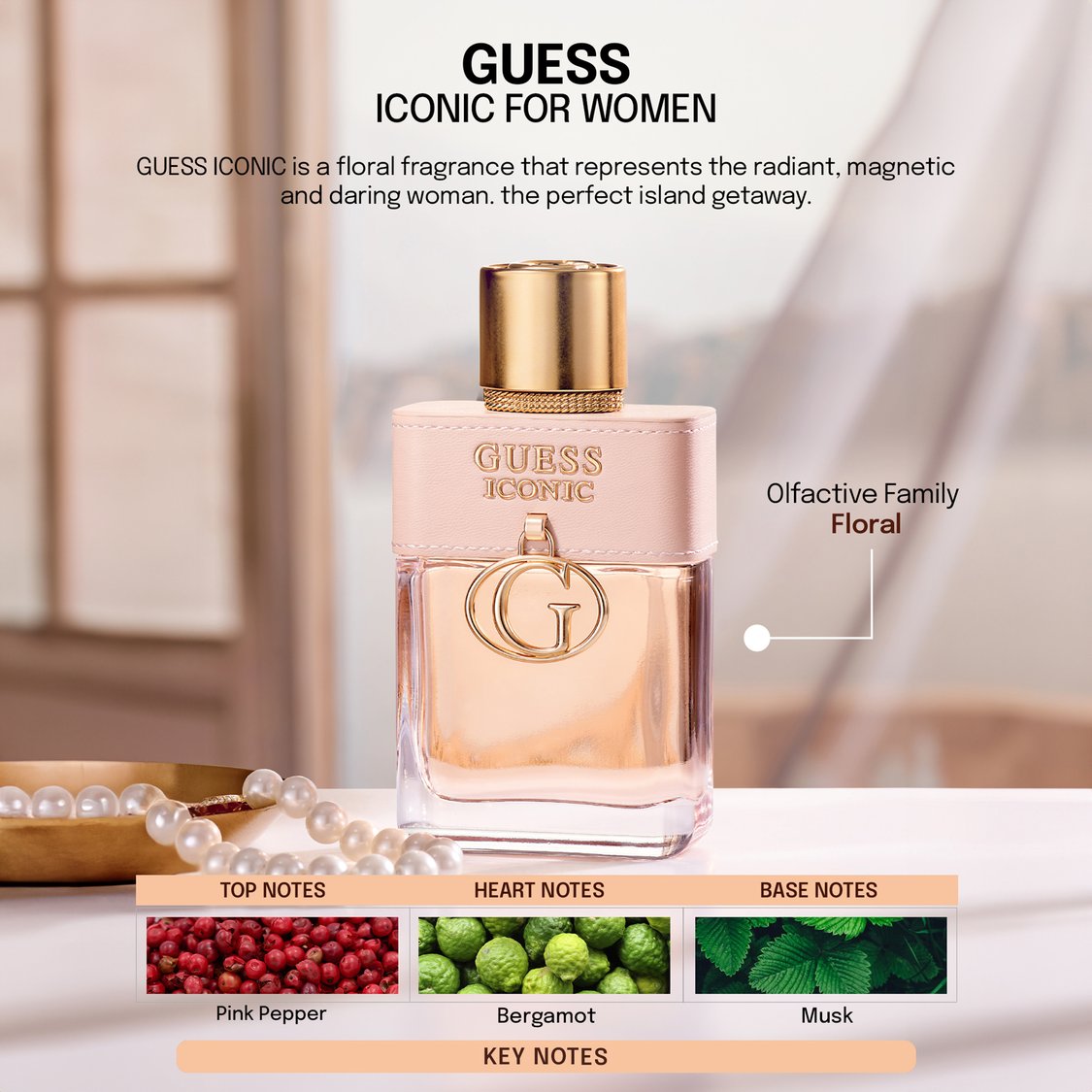 Buy GUESS Iconic Eau de Parfum 100ml from Guess at just INR