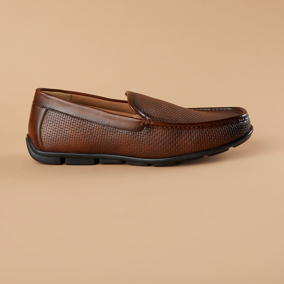 CODE Textured Driving Loafers