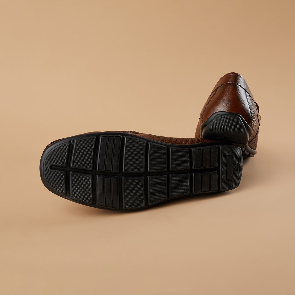 CODE Textured Driving Loafers
