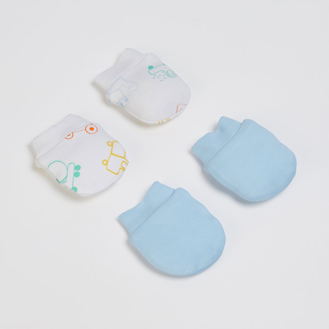 JUNIOR BABY Assorted Mittens - Pack of 2